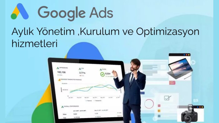 Google ads reklamlarınızın kurulumunu sağlayıp yönetebilirim