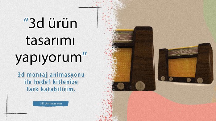 3d ürün tasarımı ve montaj animasyonu yaparım