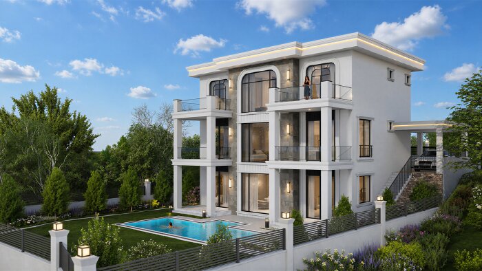 mimari çizim, 3D modelleme ve görselleştirme yapıyorum