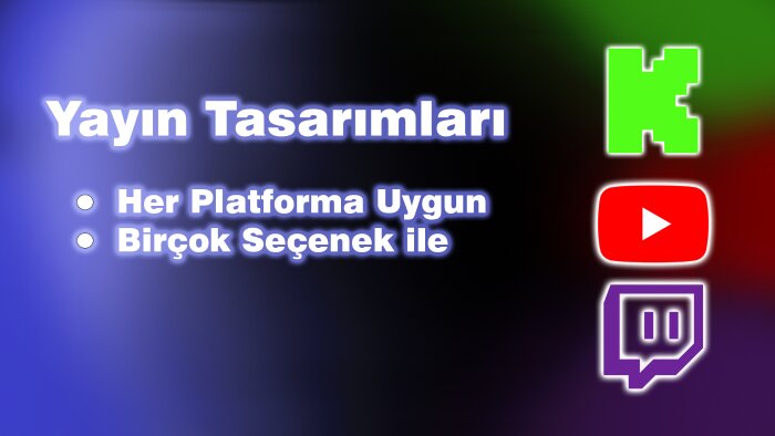 yayın için tasarımlarınızı yaparım