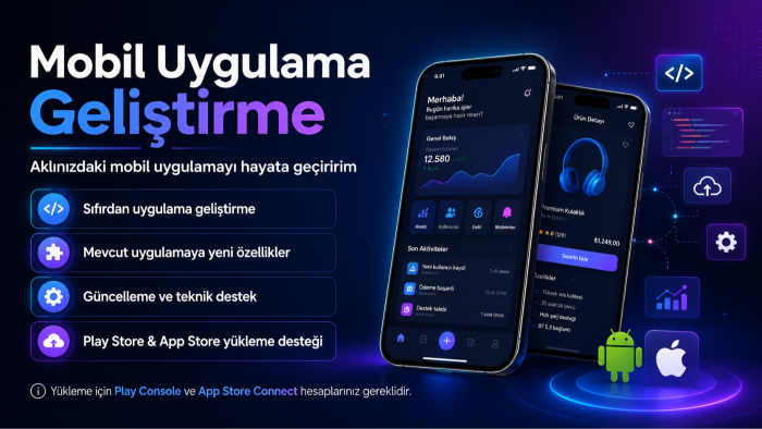 mobil uygulama yaparım