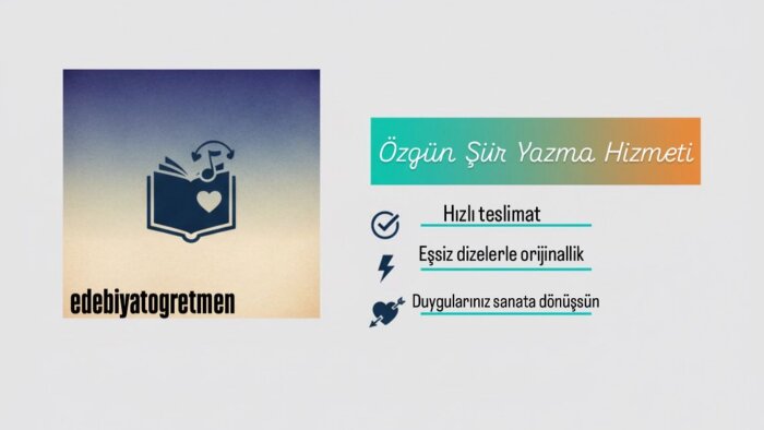 istediğiniz bir konuda şiir yazabilirim