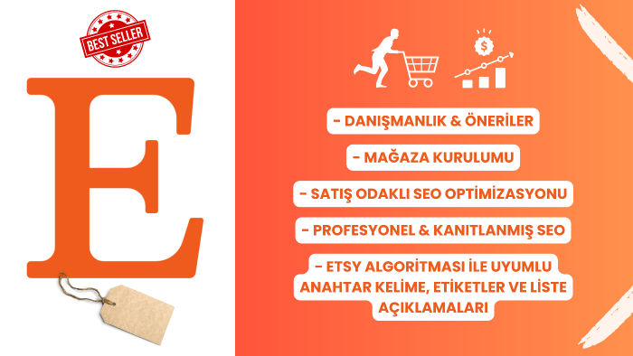 etsy ürünlerinize etkili bir seo yaparım, kurulum yaparım