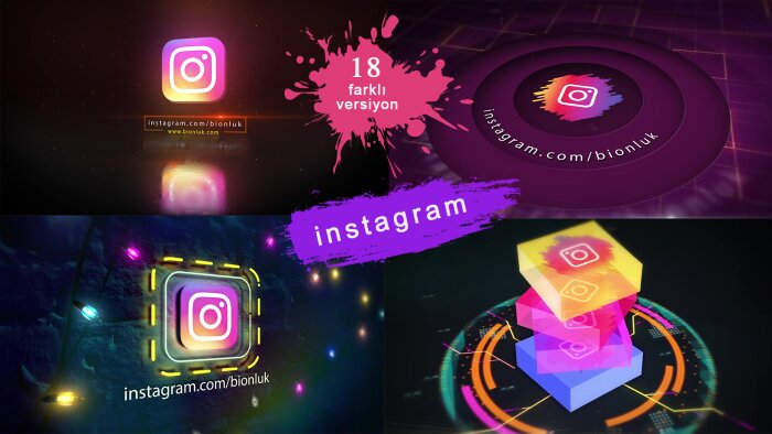 instagram hesabınız için logo intro/outro yapabilirim