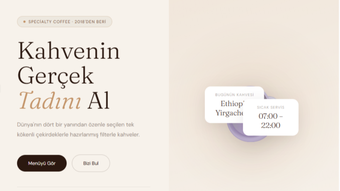 modern ve hızlı web siteleri tasarlarım