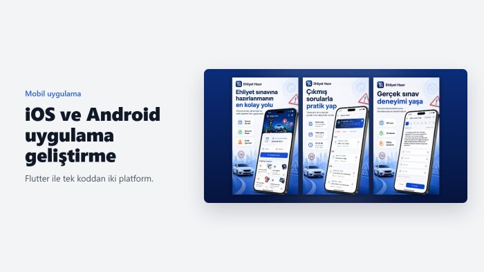 özel iOS ve Android mobil uygulama geliştiririm