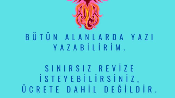 herhangi bir konuda içerik yazabilirim