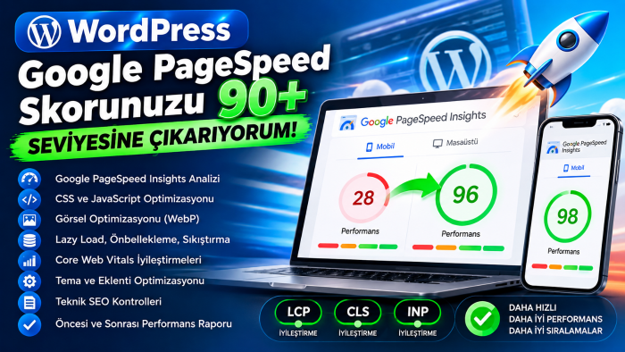 PageSpeed Insights skorunuzu yükseltirim