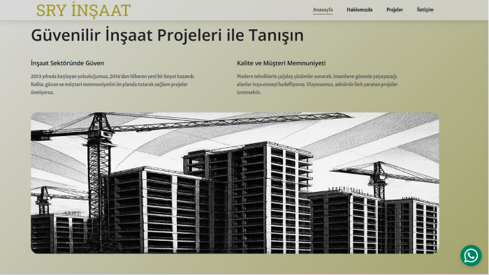 anahtar teslim web sitesi yapıyorum
