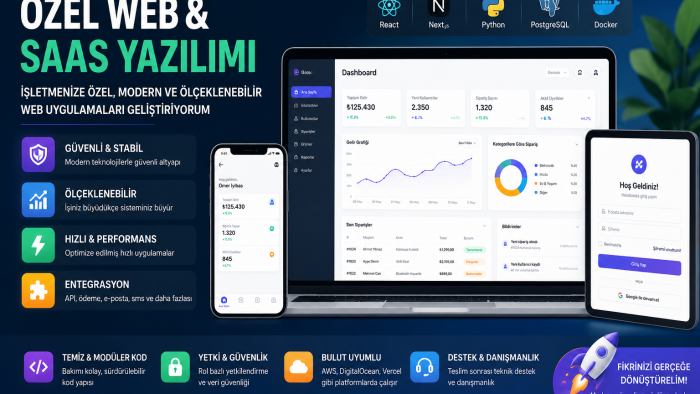 özel web yazılımı yaparım