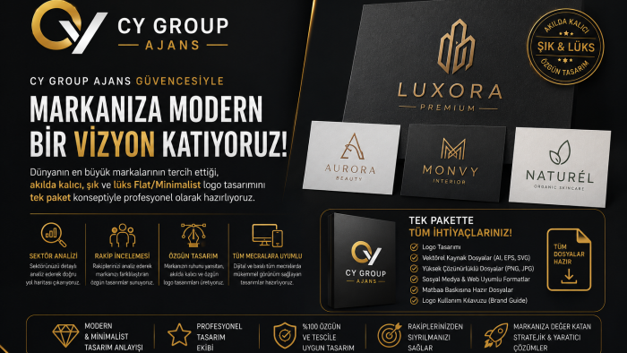 markanız için profesyonel minimalist logo tasarlarım