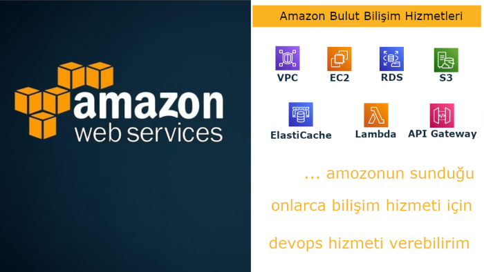 aws danışmanlık teknik destek sunucu hizmeti verebilirim