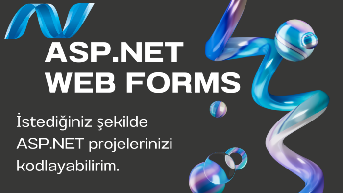 ASP.NET kullanarak istediğiniz web siteyi kodlayabilirim
