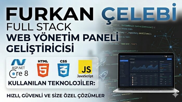 sana özel ve modern bir yönetim paneli geliştiririm