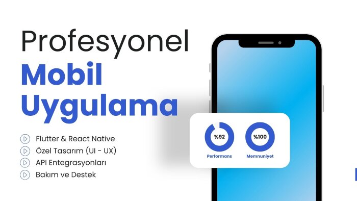 sizin için profesyonel mobil uygulama yapabilirim
