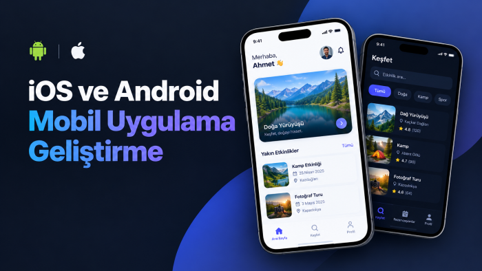React Native ile iOS ve Android uygulamaları yaparım