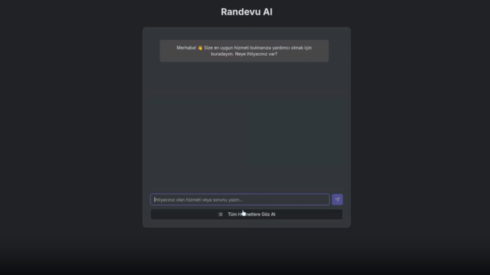 yapay zeka sistemleri ve web siteleri geliştiriyorum