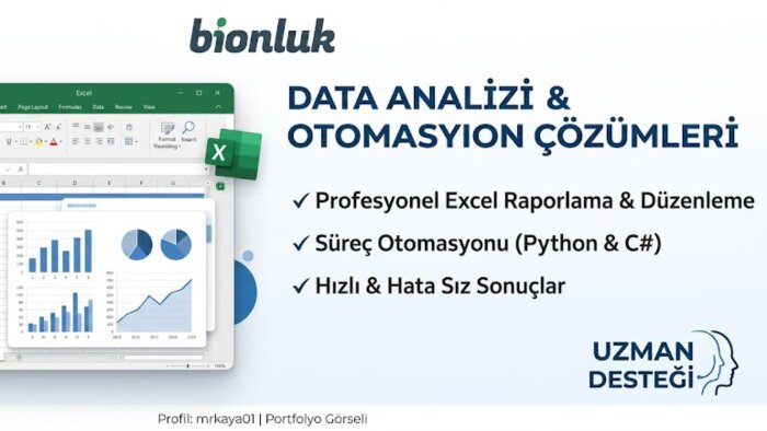 verilerinizi Excel ile düzenleyip raporlarım