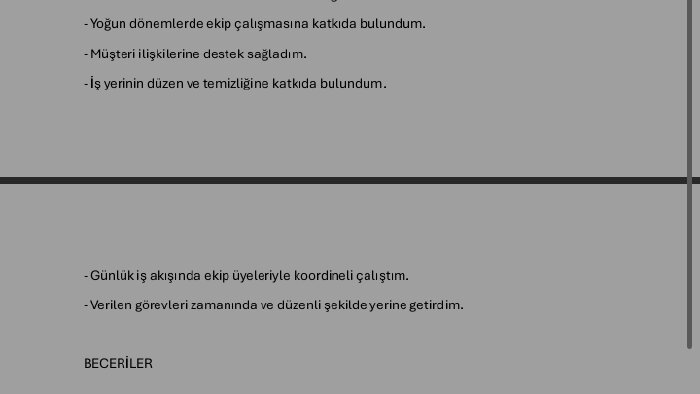 CV'nizi daha düzenli ve kullanışlı hale getiriyorum
