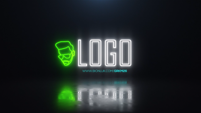 logonuzu neon ışıkları ile intro haline getiririm
