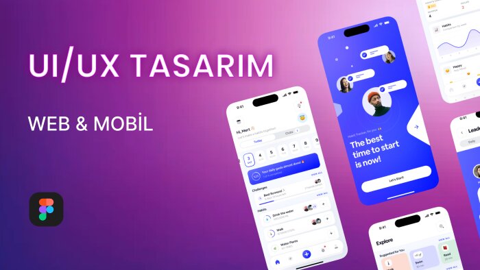 web/mobil arayüz tasarımlarınızı (UI/UX) yaparım