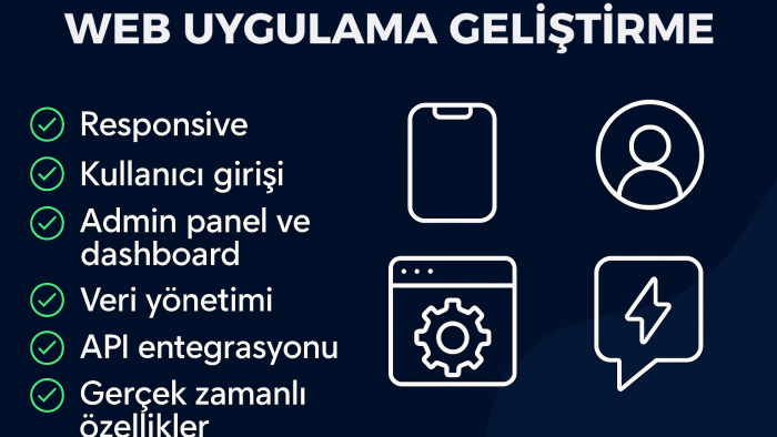 modern ve mobil uyumlu web app geliştiriyorum