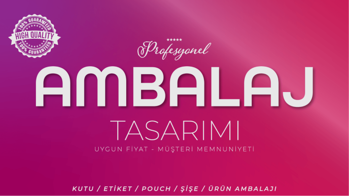 profesyonel şekilde ambalaj tasarımı hazırlayabilirim