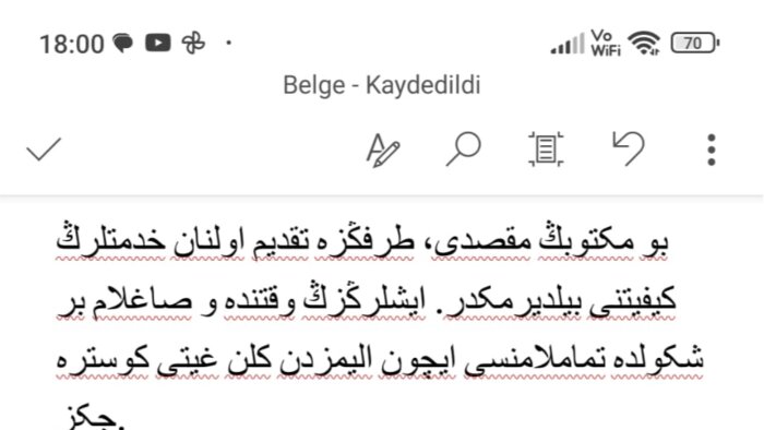 Osmanlıca metinleri Türkçeye çevirebilirim