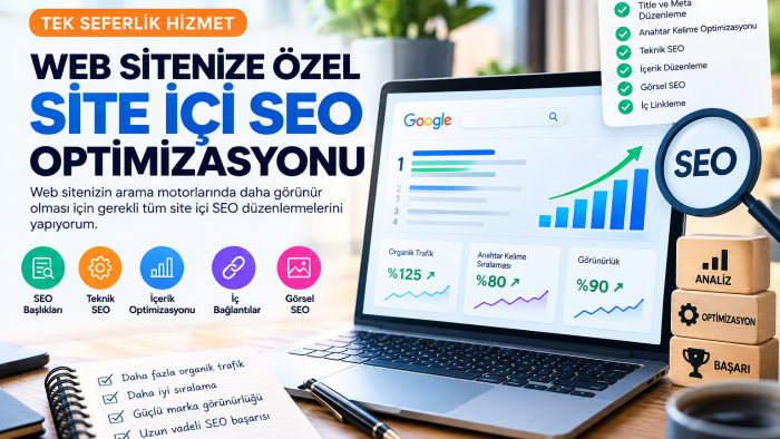 site içi SEO optimizasyonu yaparım