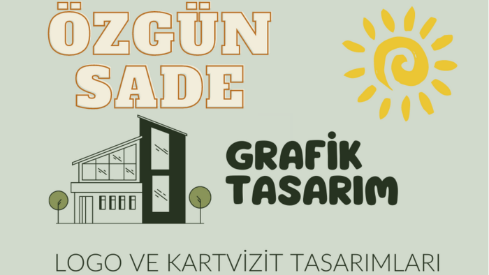 özgün, sade ve yaratıcı kartvizit tasarımları yapıyorum