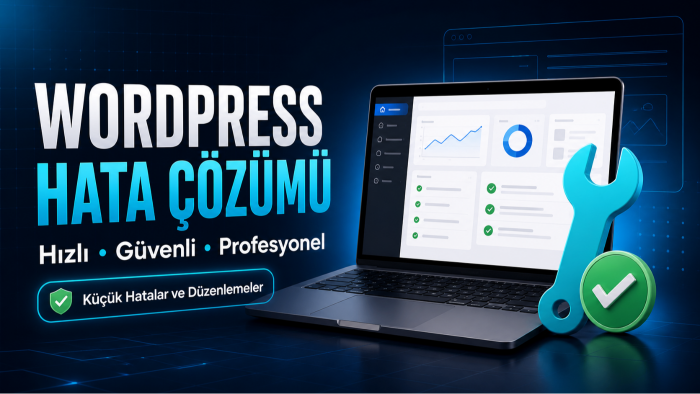 WordPress hata ve küçük düzenleme işlerinizi çözerim