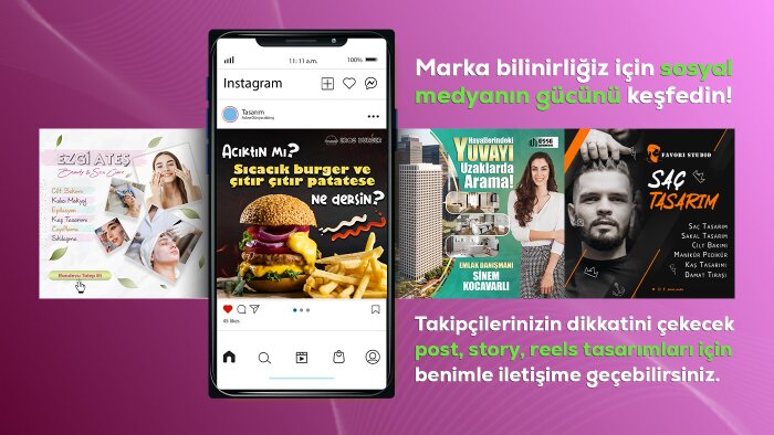 instagram post ve story tasarımı yapabilirim