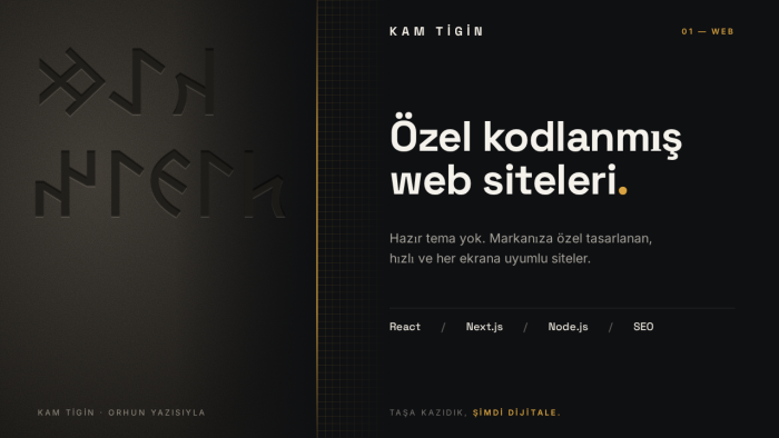 markanızı dijitale kazıyan özel web sitenizi kodlayabilirim