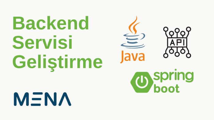 java spring boot ile rest api ve backend geliştiririm
