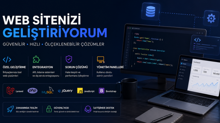 web sitenizi geliştirebilirim