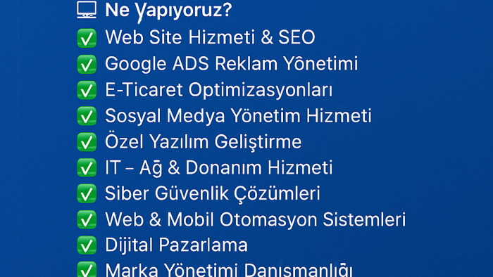 size websitenizi yayınlamada yardımcı olurum