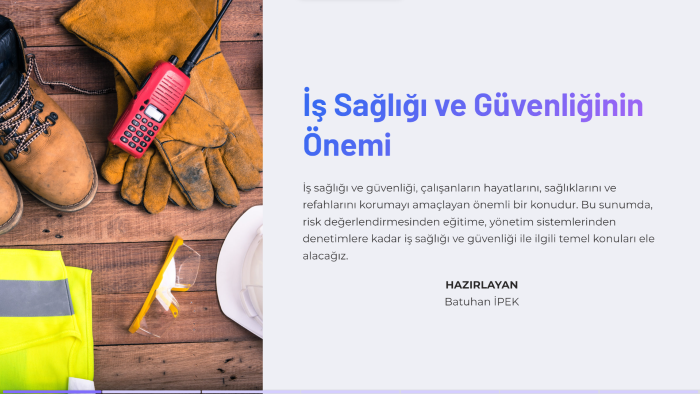 sizin için sunum hazırlayabilirim