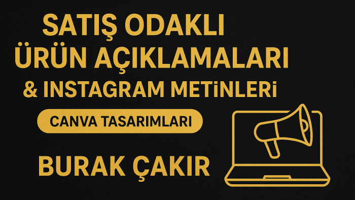 metin yazarıyım istediğiniz içeriği üretiyorum