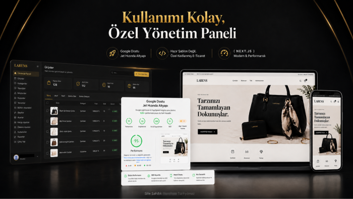 işletmenize özel jet hızında e-ticaret sistemleri kodlarım