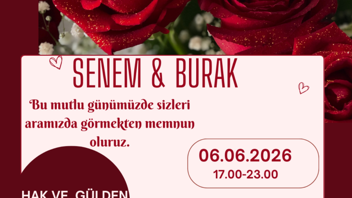 özel günleriniz için modern ve şık davetiye hazırlayabilirim