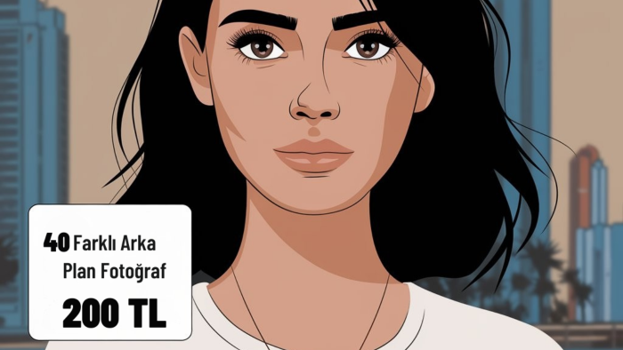 size 40 farklı arka plan fotoğrafı yaparım