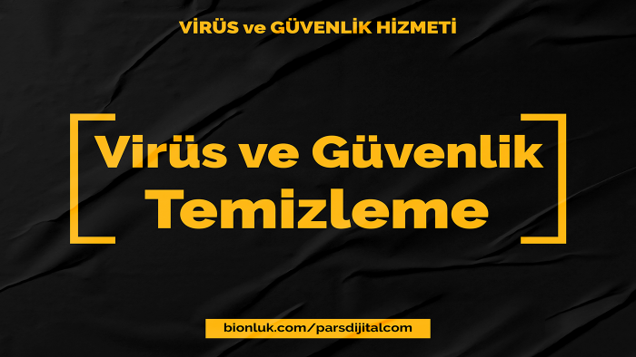 web siteniz için güvenlik ve virüs temizliği sağlayabilirim