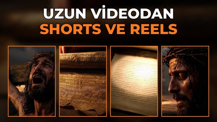uzun videonuzdan Shorts ve Reels videoları hazırlarım