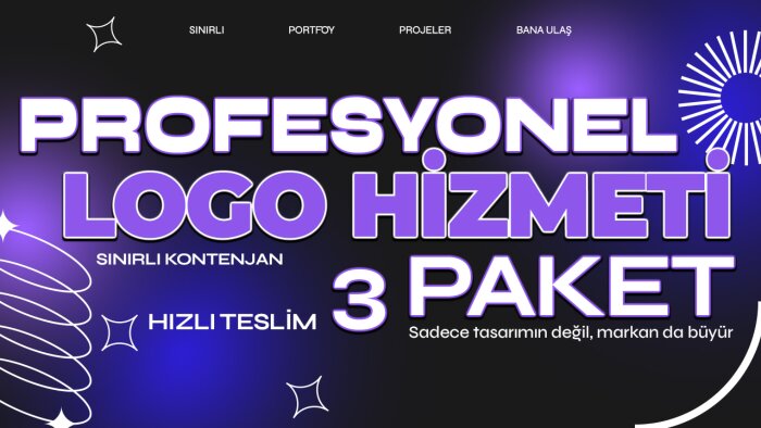 markanıza özel profesyonel logo tasarımı yaparım