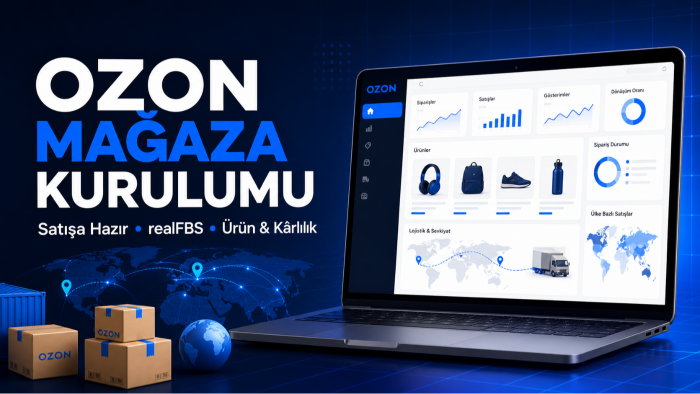 Ozon mağazanızı satışa hazır şekilde kurarım