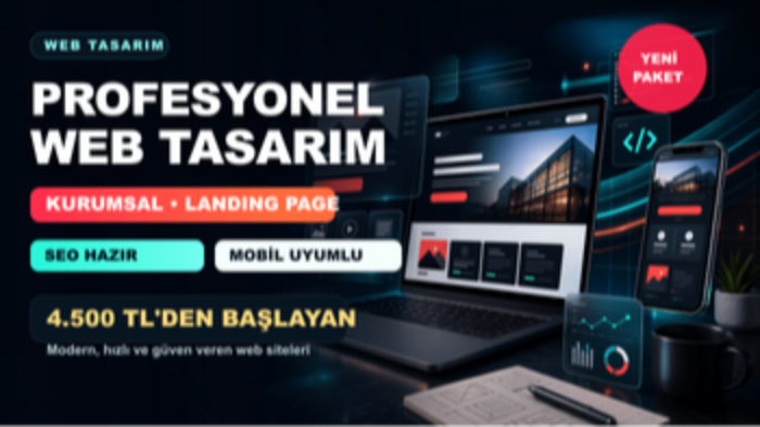 premium web sitesi ve landing page tasarlarım