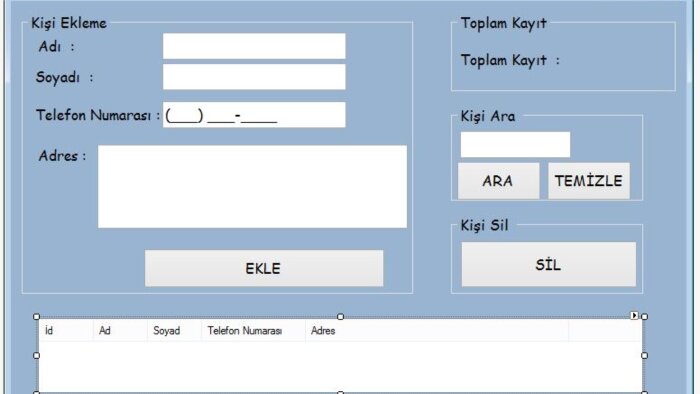 c# masaüstü kontrol paneli oluşturabilirim