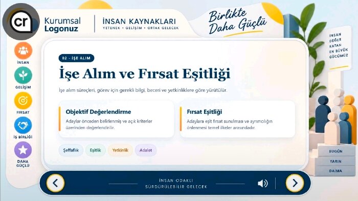 SCORM uyumlu, etkileşimli e-öğrenme içerikleri tasarlarım