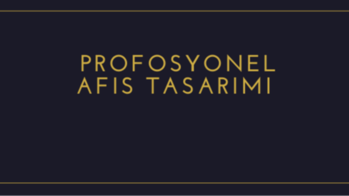 sizin için reklamınızı yapabileceğiniz afiş tasarlayabilirim