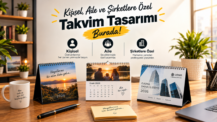 sizi yansıtacak bir takvim tasarlayabilirim